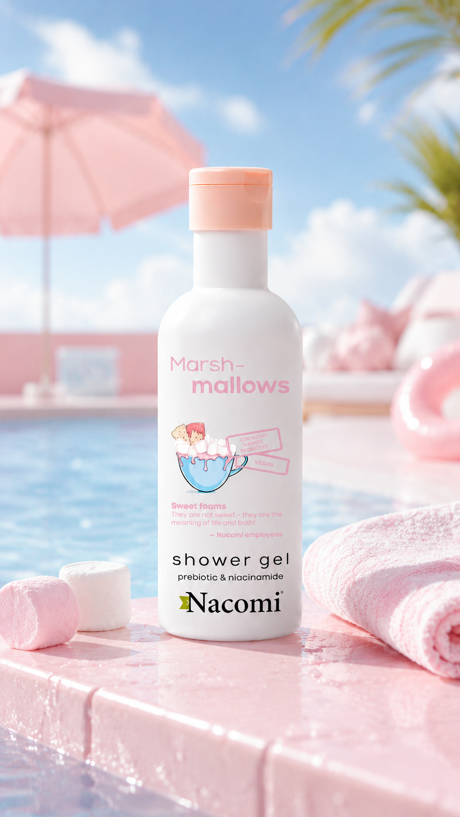 SHOWER GEL MARSH -MALLOWS  E SHOWER GEL ORANGE PAPAYA