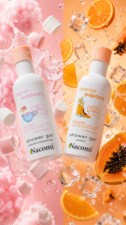 SHOWER GEL MARSH -MALLOWS  E SHOWER GEL ORANGE PAPAYA