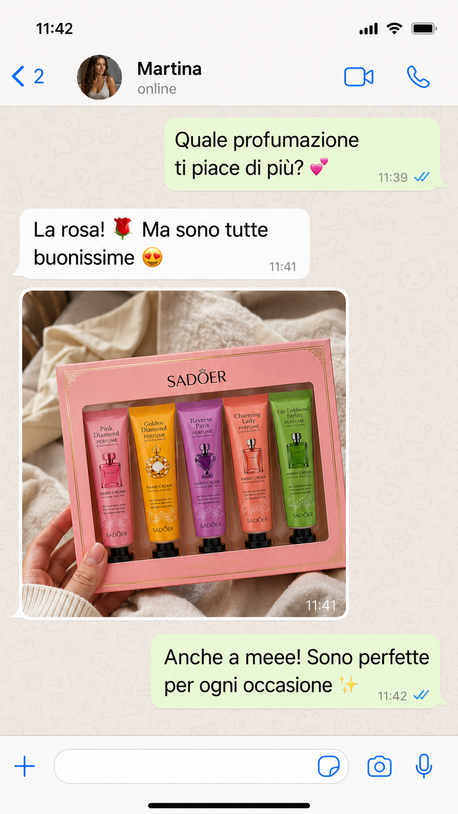 Set Regalo Luxury · 5 Creme Mani Profumate da Collezione