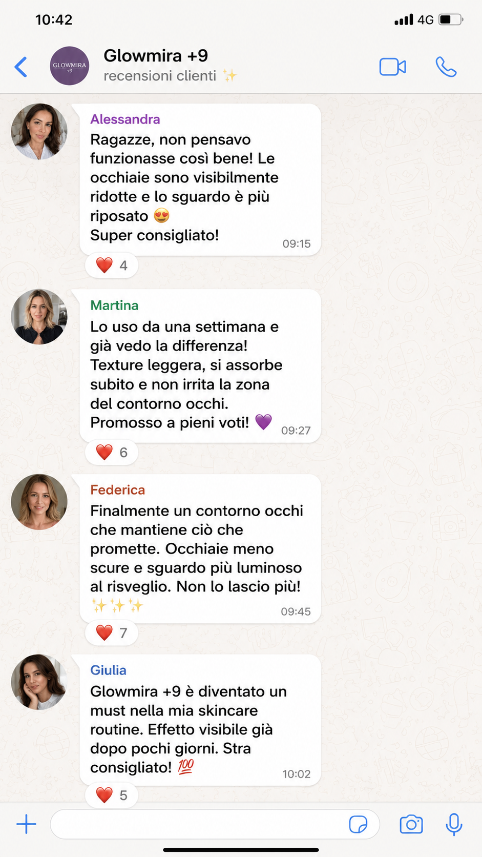 GLOWMIRA  CREMA CONTORNO OCCHI