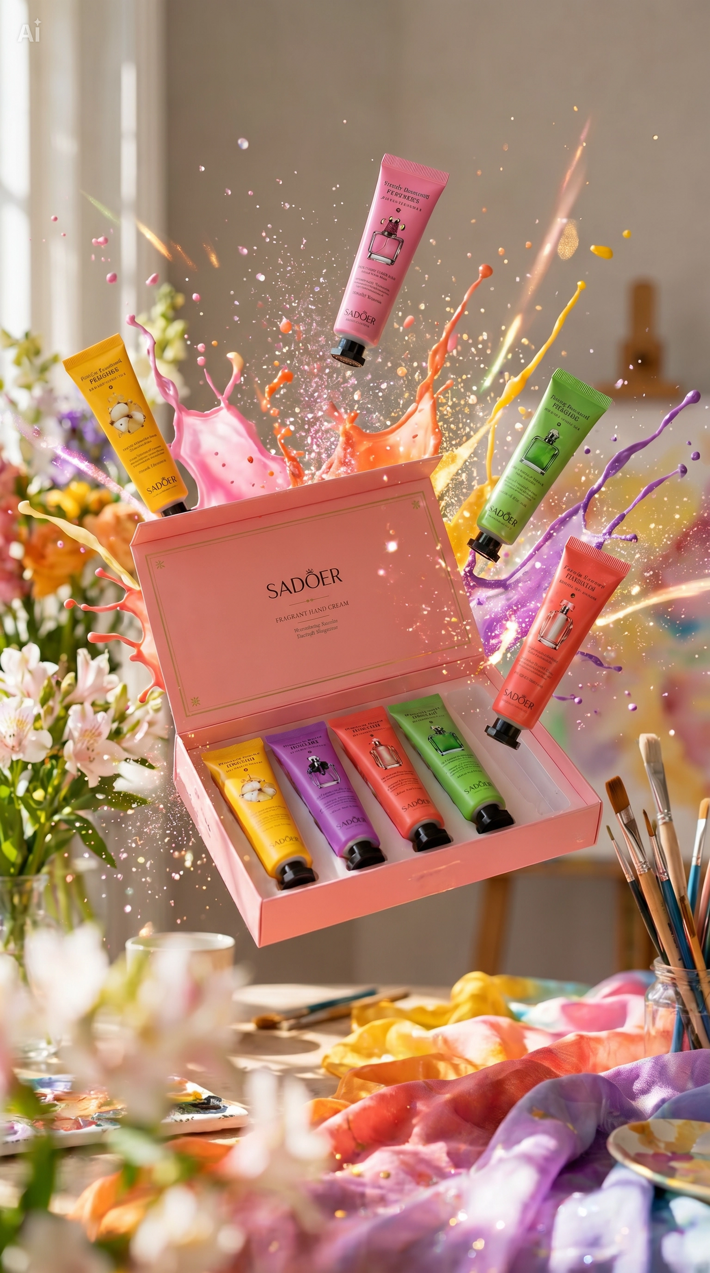 Set Regalo Luxury · 5 Creme Mani Profumate da Collezione